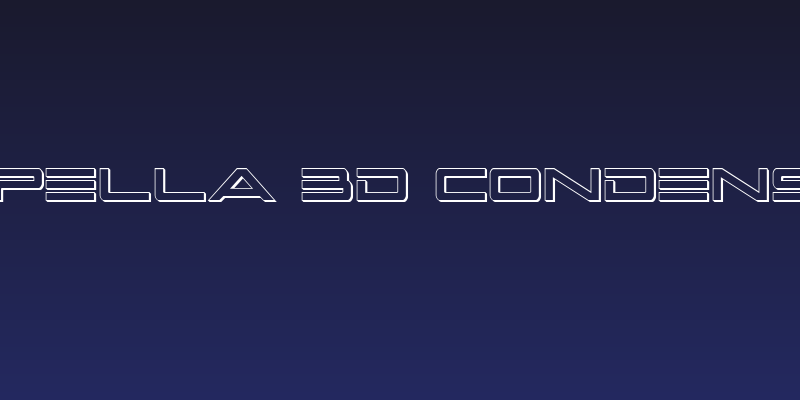 Capella 3D Condensed Social Header