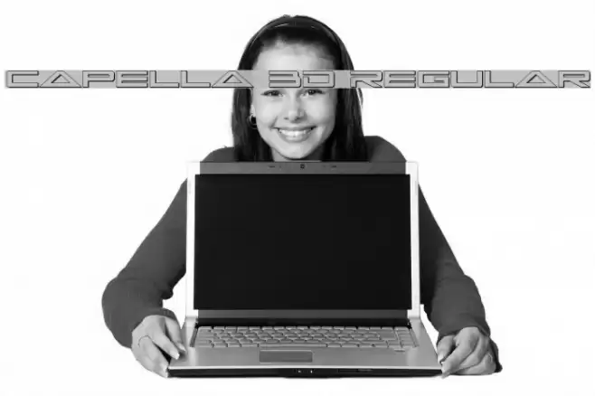 Capella 3D Regular Font examples