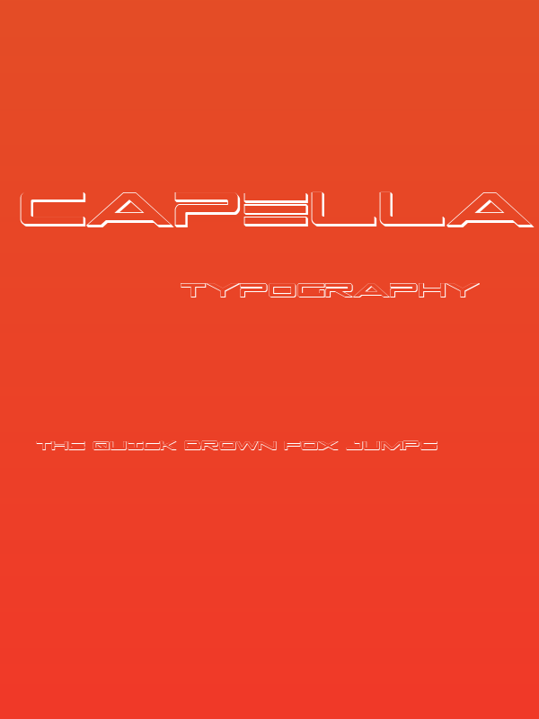 Capella 3D Regular Poster