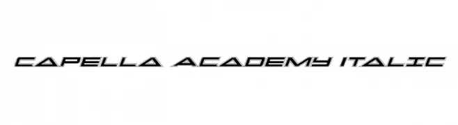 Capella Academy Italic  フリーフォントのダウンロード