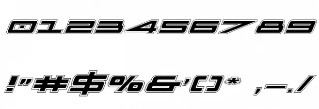 Capella Academy Italic Font OTHER CHARS