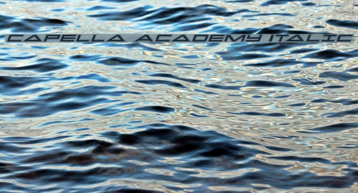 Capella Academy Italic Example 1