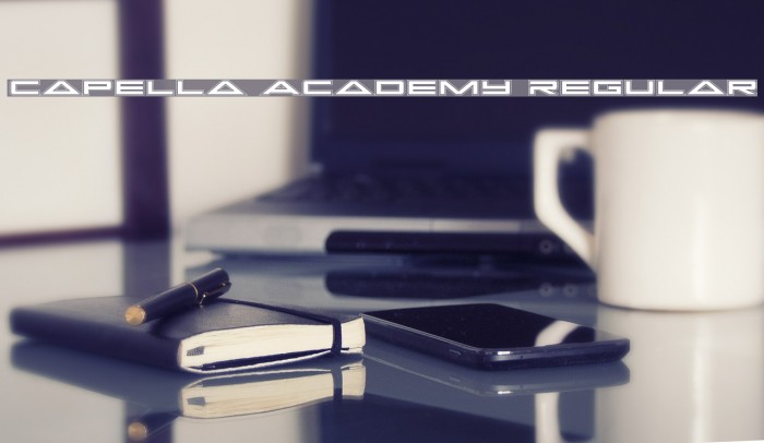 Capella Academy Regular Font examples