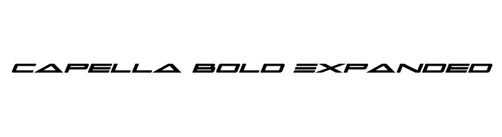 Capella Bold Expanded  les polices de caractères gratuit tlcharger