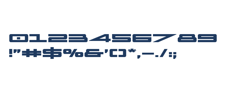 Capella Bold Expanded Other Characters