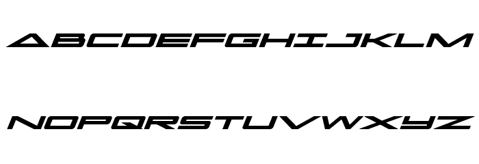 Capella Bold Expanded Font LOWERCASE