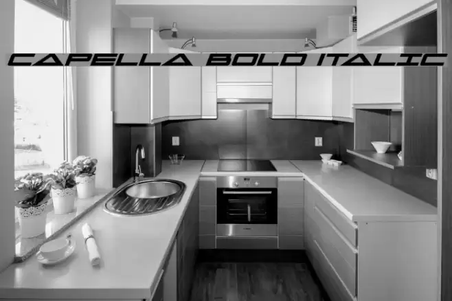 Capella Bold Italic Font examples