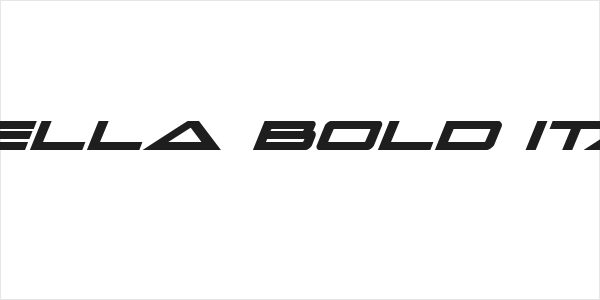 Capella Bold Italic Logo