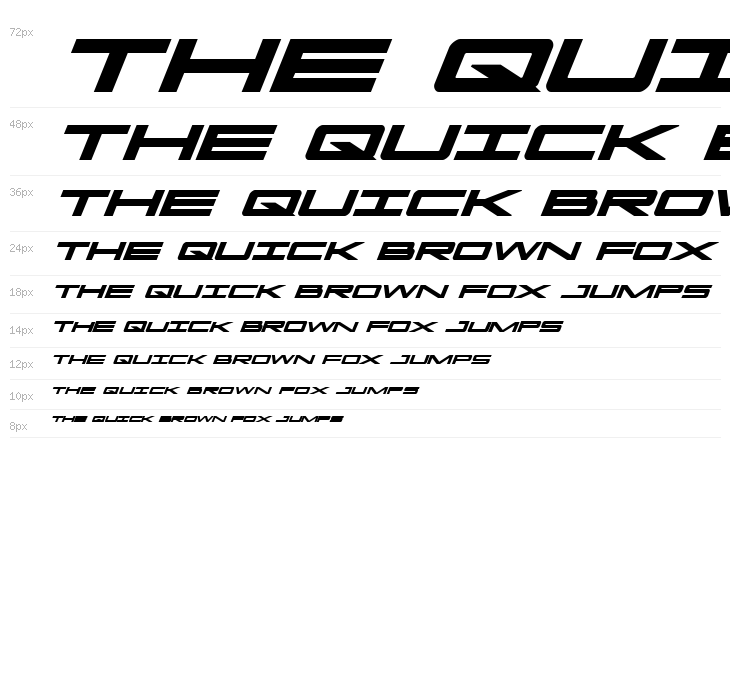 Capella Bold Italic Waterfall