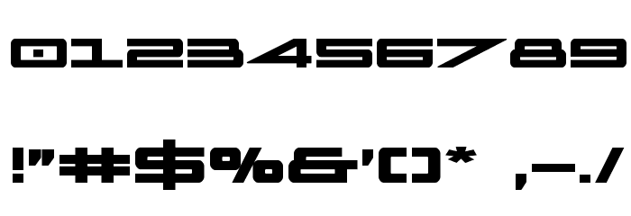 Capella Bold Font OTHER CHARS