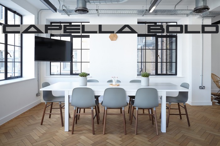 Capella Bold Font examples
