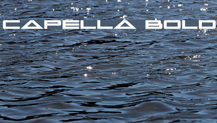 Capella Bold Font examples