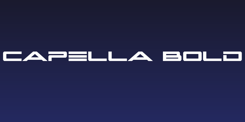 Capella Bold Social Header