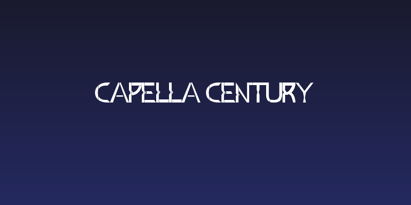 Capella Century Social Header