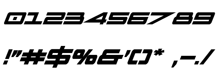 Capella Condensed Bold Italic Font OTHER CHARS