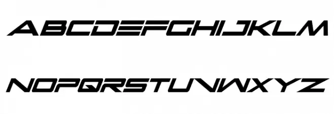 Capella Condensed Bold Italic Schriftart Groß