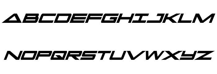 Capella Condensed Bold Italic Font LOWERCASE