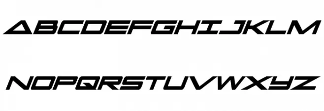 Capella Condensed Bold Italic फ़ॉन्ट लोअरकेस