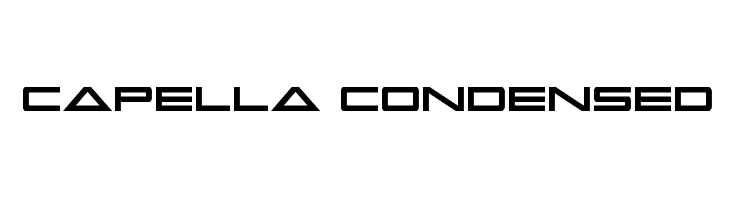 Capella Condensed  免费字体下载
