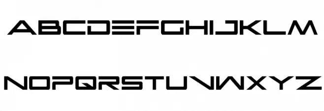 Capella Condensed Schriftart Groß