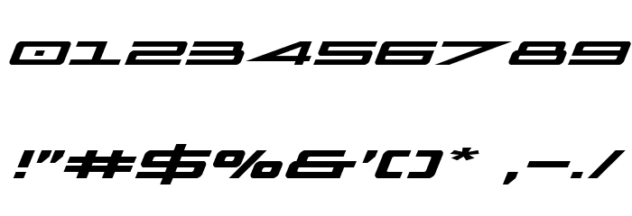 Capella Expanded Italic Font OTHER CHARS