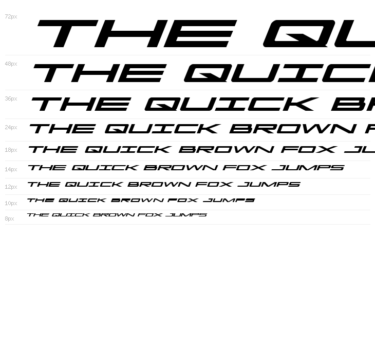 Capella Expanded Italic Waterfall