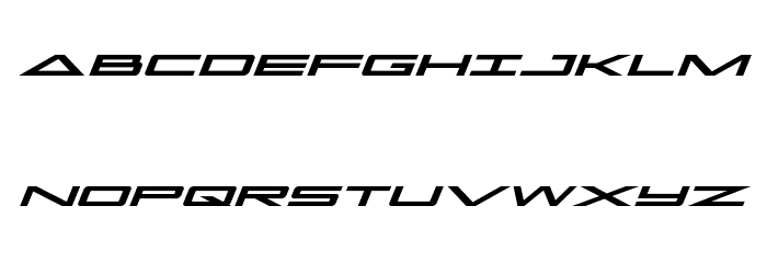 Capella Expanded Italic Font LOWERCASE