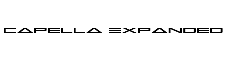 Capella Expanded  フリーフォントのダウンロード