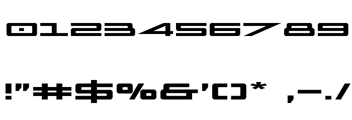 Capella Expanded Font OTHER CHARS