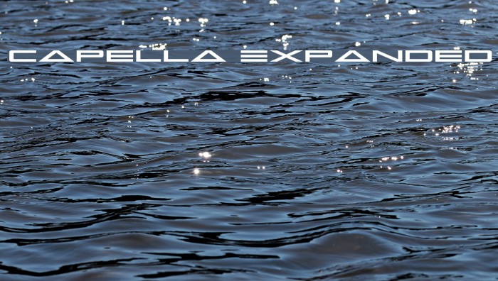 Capella Expanded Font examples