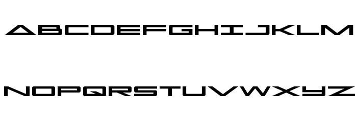 Capella Expanded Font LOWERCASE