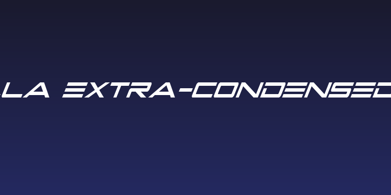 Capella Extra-condensed Italic Social Header