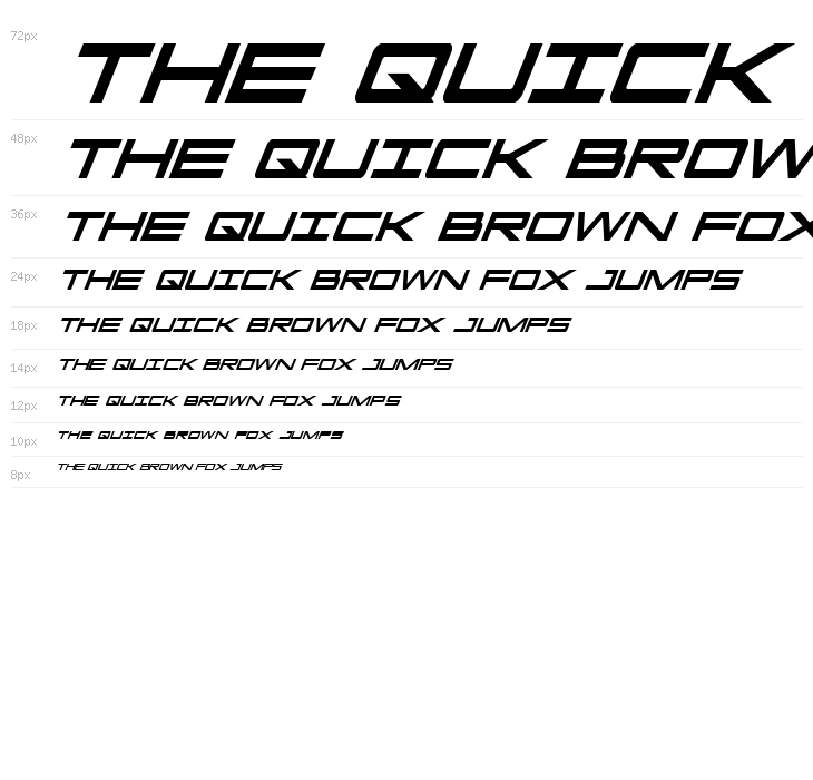 Capella Extra-condensed Italic Waterfall