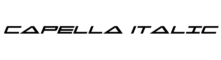 Capella Italic Font