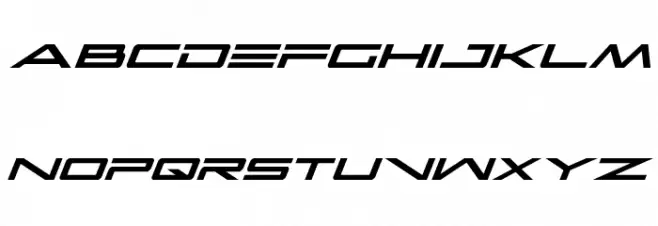 Capella Italic Font Litere mari