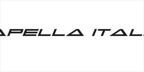 Capella Italic Logo