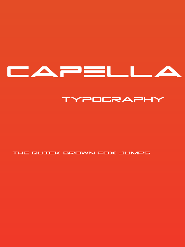 Capella Regular Poster