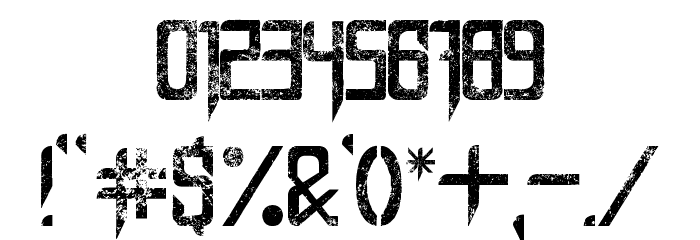 Capella (Rock) III Bold Font OTHER CHARS