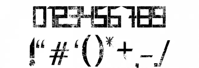 Capella (Rock) - LJ Design Studios Bold Font OTHER CHARS