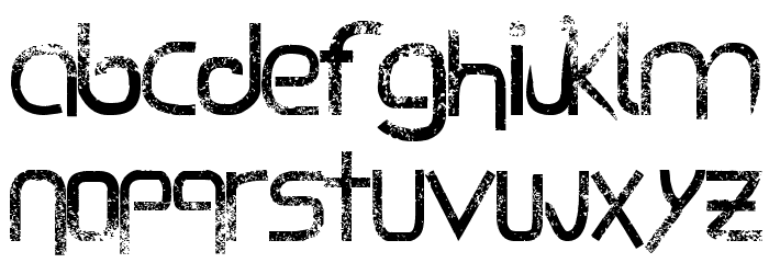 Capella (Rock) - LJ Design Studios Bold Font LOWERCASE