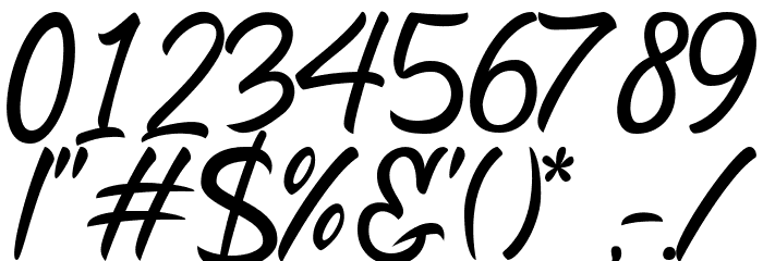 Capenhood HandLetter Free Font Regular Font OTHER CHARS
