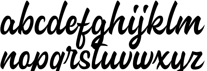 Capenhood HandLetter Free Font Regular Font LOWERCASE