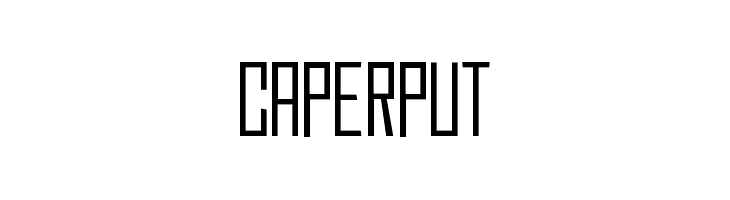 Caperput  font caratteri gratis