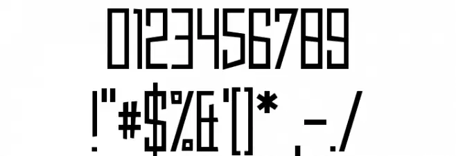 Caperput Font OTHER CHARS