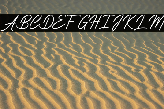 Capetown Signature Slant Example 1