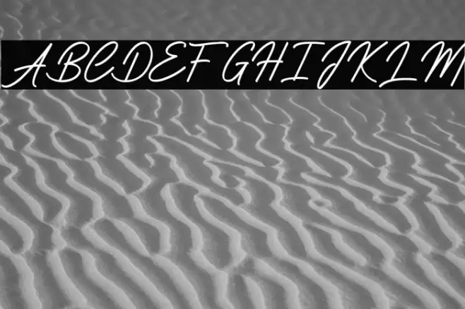 Capetown Signature Slant Font examples