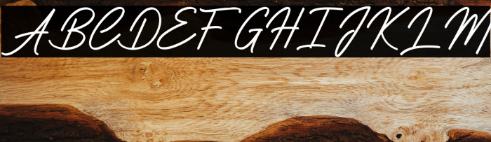 Capetown Signature Slant Example 3