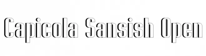Capicola Sansish Open  Frei Schriftart Herunterladen