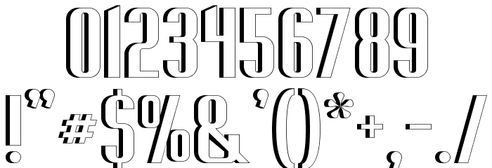 Capicola Sansish Open Font OTHER CHARS