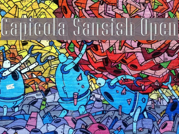 Capicola Sansish Open Font examples